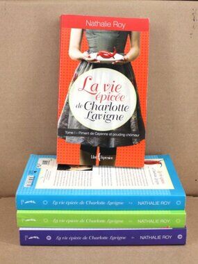 Lot 4 Livres Books - Nathalie Roy - La Vie Epice De Charlotte Lavigne